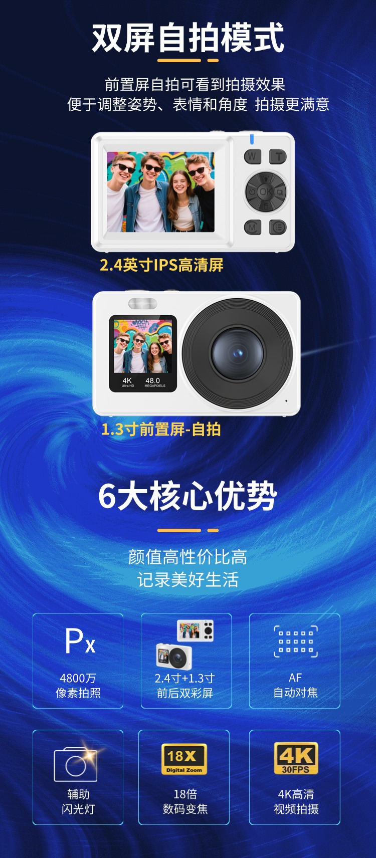 Sprite Group DC08S 数码相机 OEM/ODM 批发｜深圳志康科技源头工厂 - 详情 9